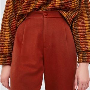 Zara TRF High waisted chino trousers NWT